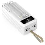 Power Bank 60000 mAh – KIN Vale avec 4 Câbles Intégrés