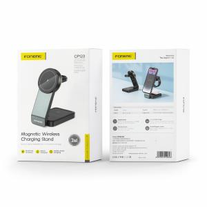 Support de Charge Sans Fil 3-en-1 Pliable CP123