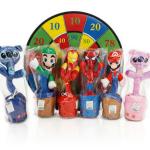 Lot Peluche Cactus Dansant et Cible de fléchettes avec velcro