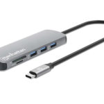 Station d’accueil USB‑C PD 9‑en‑1 Manhattan – HDMI 4K